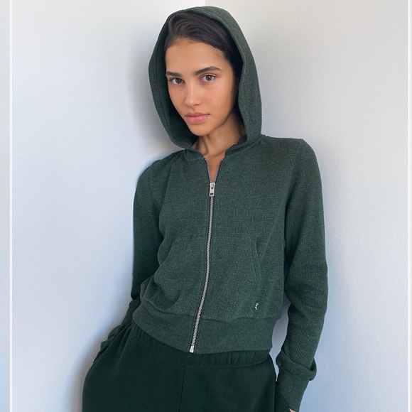 Tna thermal zip hoodie Clearance